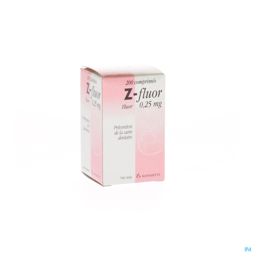 Z-Fluor 0,25mg 200 Comprimés | Dentifrices - Soins dentaires