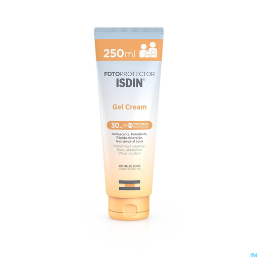 ISDIN Fotoprotector Gel Crème Ip30 250ml | Crèmes solaires