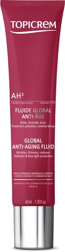 Topicrem AH3 Fluide Global Anti-age 40ml | Antirides - Anti-âge