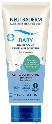 Neutraderm Baby Shampooing Démêlant Douceur 200ml | Cheveux