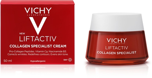 Vichy Liftactiv Collagen Specialist Crème de Jour 50ml | Effet lifting - Elasticité