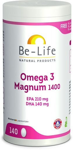 Be Life Omega 3 Magnum 1400 140 Gélules | Circulation