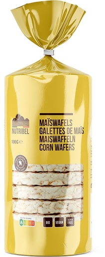 Nutribel Galettes de Maïs Bio Sans Gluten 100g | Pour diabétiques
