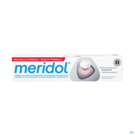 Meridol Dentifrice Gencives et Blancheur 75ml | Blanchiment - Antitaches