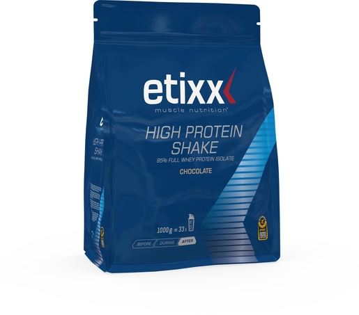 Etixx High Protein Shake Chocolate 1Kg | Masse musculaire