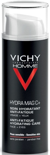 Vichy Homme Hydra Mag C+ Soin Hydratant Anti-Fatigue Gel 50ml | Soins hydratants