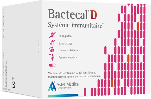 Bactecal D Système Immunitaire 20 Capsules | Calcium - Vitamines D