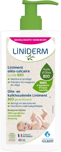 Liniderm Liniment Bio 480ml | Change - Lingettes - Liniment