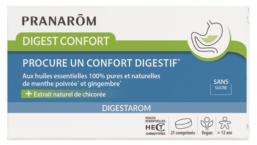 Pranarôm Digestarom Digest Confort 21 Comprimés | Digestion - Transit