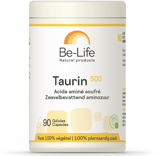 Be-Life Taurin 500 90 Gélules | Acides aminés