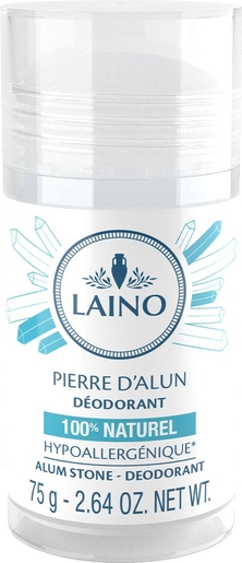 Laino Déodorant Pierre d&#039;Alun 75g Roll-on 50ml | Déodorants classique