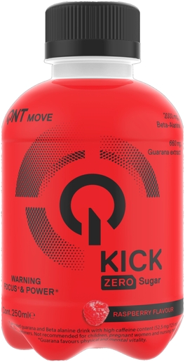 QNT Kick Power Boisson Framboise 250ml | Pour sportifs