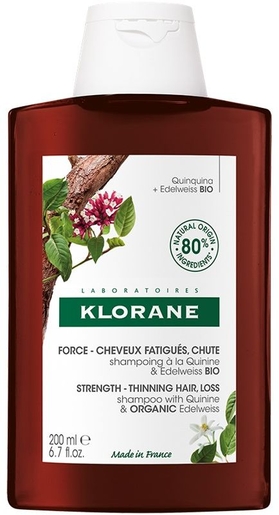 Klorane Shampoing Fortifiant et Stimulant Quinine 200ml | Chute