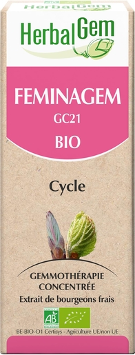 Herbalgem Feminagem Complexe Cycle BIO Gouttes 15ml | Règles - Menstruations