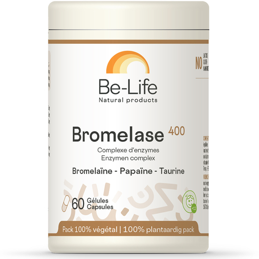 Be-Life Bromelase 400 60 Gélules | Digestion - Transit