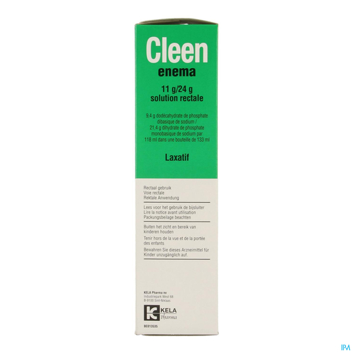 Cleen Enema 11g/24g Solution Rectale 133ml | Constipation