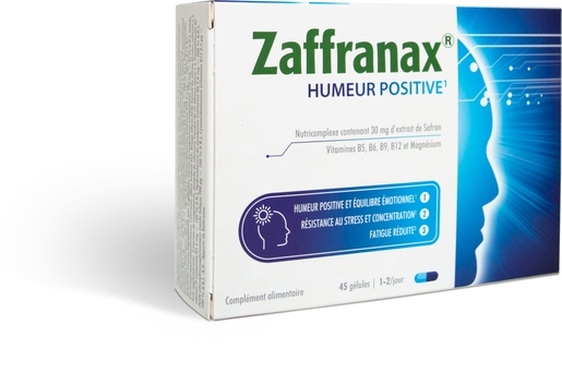 Zaffranax 45 Gélules | Stress - Relaxation