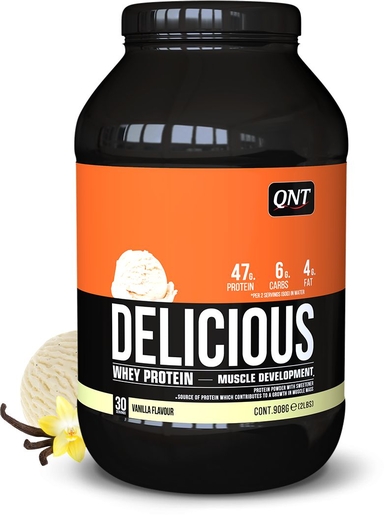 QNT Delicious Whey Protein Vanilla 908g | Minceur et perte de poids