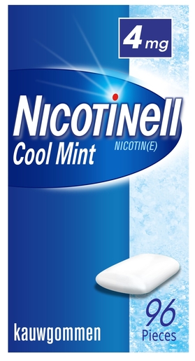 Nicotinell Cool Mint 4mg 96 Gommes à Mâcher | Arrêter de fumer