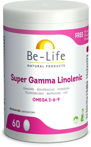 Be Life Super Gamma Linolenic 60 Gélules | Mémoire - Concentration