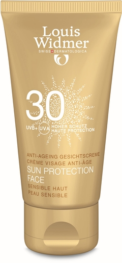 Widmer Sun Protection Face IP30 Sans Parfum 50ml | Protection visage