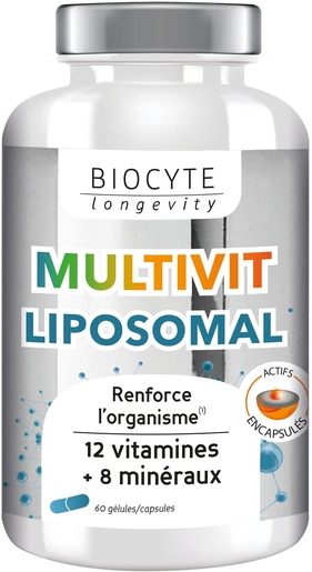 Biocyte Multivit Liposomal 60 Capsules | Défenses naturelles - Immunité