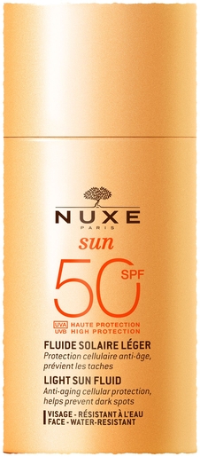 Nuxe Sun Fluide Léger Protecteur SPF50 50ml | Crèmes solaires