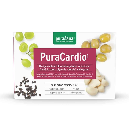 Purasana PuraCardio 30 Capsules | Antioxydants