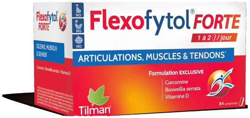 Flexofytol Forte Articulations Muscles Tendons Curcuma 84 Comprimés | Nos Best-sellers