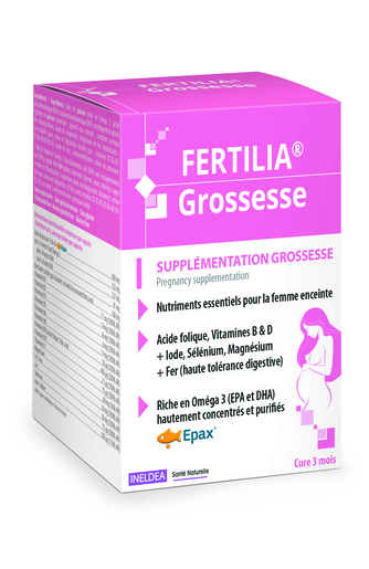 Ineldea Fertilia Grossesse 90 Capsules | Vitamines et compléments alimentaires grossesse