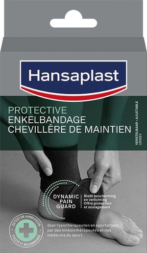 Hansaplast Bandage Cheville Ajustable 1 Pièce | Jambe - Genou - Cheville - Pied