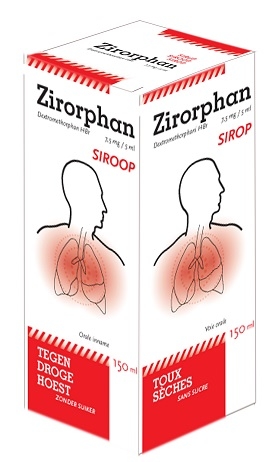 Zirorphan 7,5mg/5ml Sirop 150ml | Toux sèche