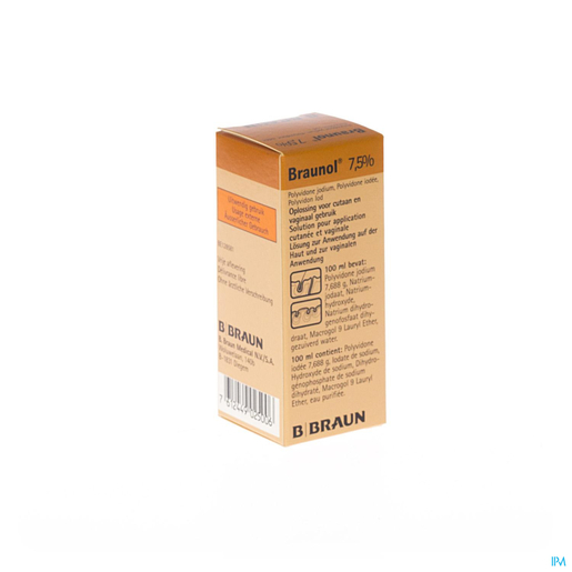 Braunol 7,5% Solution 30ml | Désinfectants - Anti infectieux