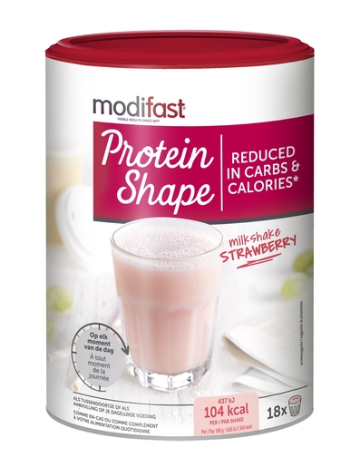 Modifast Protein Shape Milkshake Fraise 540g | Régimes protéinés