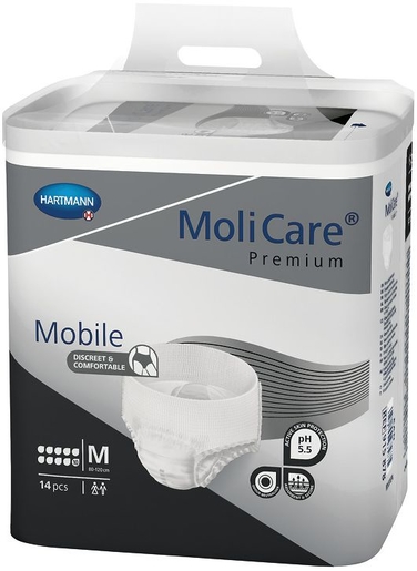 MoliCare Premium Mobile 10 Drops 14 Slips Taille Medium | Changes - Slips - Culottes