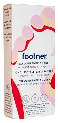 Footner Chaussettes exfoliantes 1 Paire | Exfoliant - Gommage - Peeling