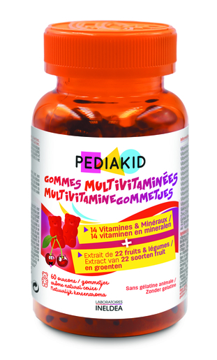 Pediakid Gummies Multivitamines 60 Gommes A Mâcher | Multivitamines