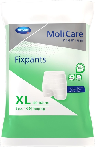 MoliCare Premium Fixpants Long Leg 5 Slips Taille X-Large | Changes - Slips - Culottes
