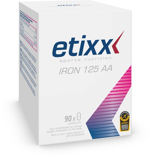 Etixx Iron AA Chelaat 125 + Chlorophylle 90 Capsules | Endurance