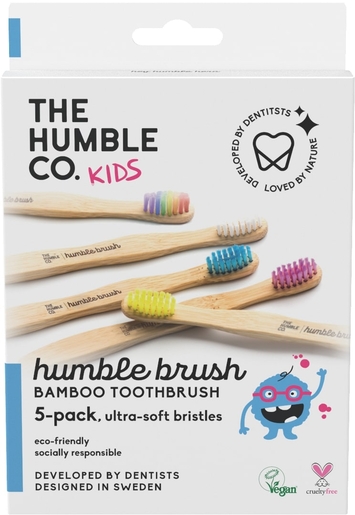 Humble Family Pack Kids 5 Brosse à Dents Ultra-soft | Hygiène bucco-dentaire