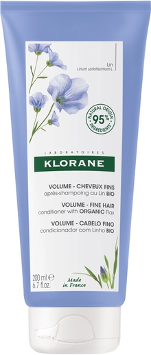 Klorane Baume Capillaire Après Shampooing au Lin Bio 200ml | Soins des cheveux