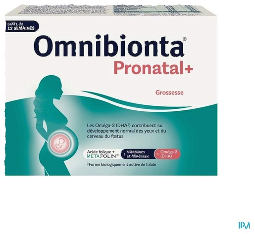 Omnibionta Pronatal+ 12 Semaines Comp 84 + Caps 84 | vitamines grossesse