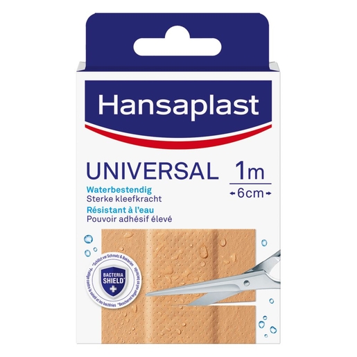 Hansaplast Universal 1mx6cm | Pansements - Sparadraps - Bandes