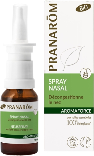 Pranarôm Aromaforce Spray Nasal Bio 15ml | Produits Bio