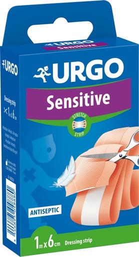 URGO Sensitive Stretch 1m x 6cm | Pansements - Sparadraps - Bandes