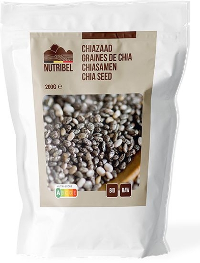 Nutribel Graines de Chia Bio 200g | Pour diabétiques