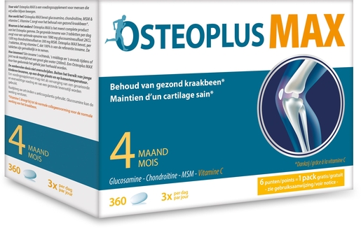 Osteoplus Max 4 Mois 360 Comprimés | Articulations