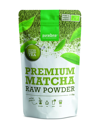 Purasana Premium Matcha 75g | Produits Bio