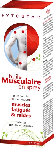 Fytostar Huile Musculaire Spray 30ml | Muscles - Articulations - Courbatures