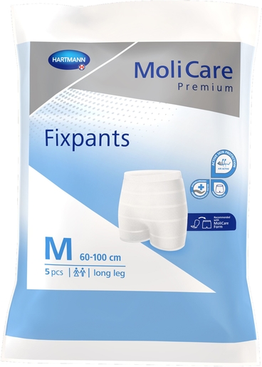 MoliCare Premium Fixpants Long Leg 5 Slips Taille Medium | Changes - Slips - Culottes